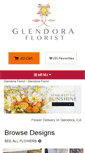 Mobile Screenshot of glendoraflorist.com
